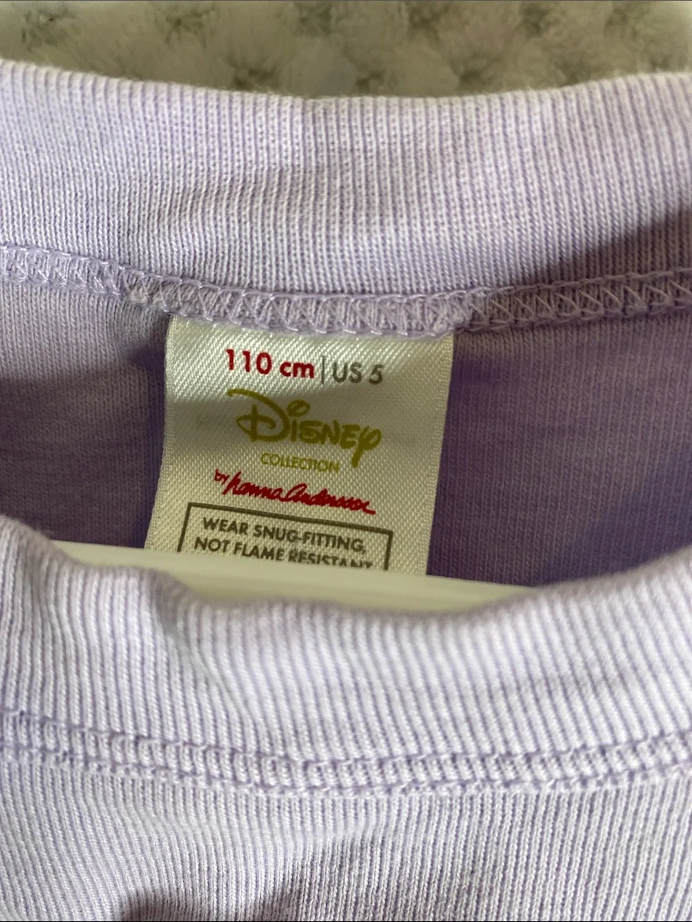 Hanna Andersson Disney Collection Lavender Mulan Princess Pajamas